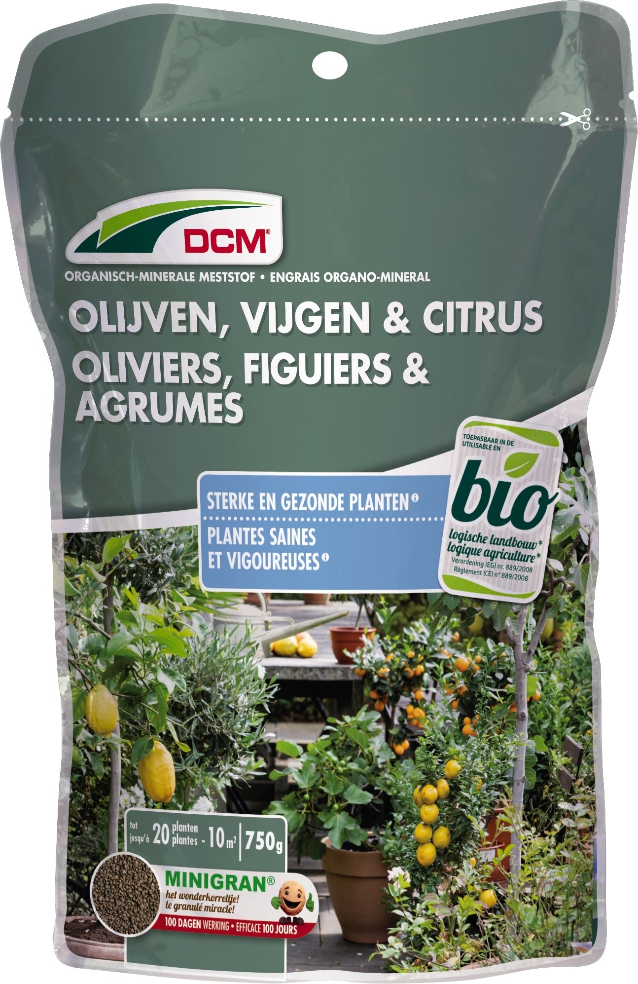 DCM siertuinmeststof Olijven, Vijgen en Citrus 750 gr