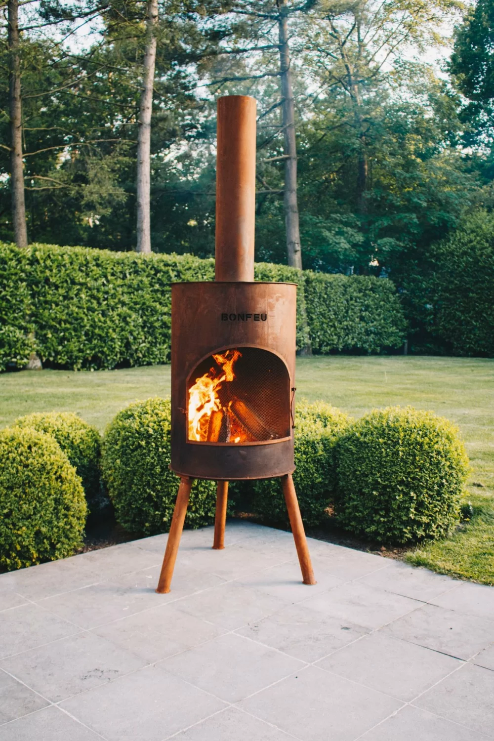BonFeu 5002R Tuinhaard BonTon 50 - Roest - 172cm - 50cm