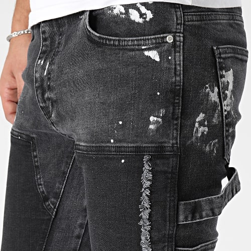 Jean Flare Gris Anthracite
