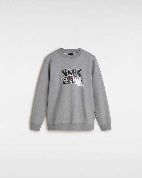 VANS<br>Suéter liso, gola redonda e mangas compridas