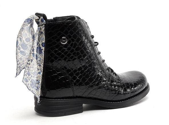 Margarita mariotti boots bottine plates femme punk madonna  ver cro noir