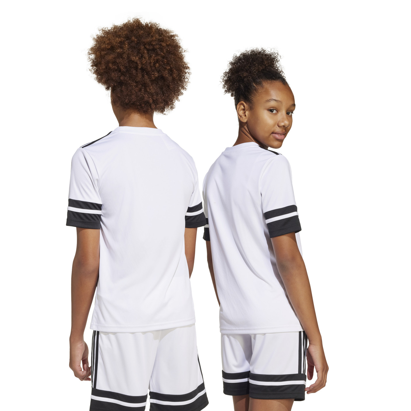 Adidas Squadra 25 Voetbalshirt Kids Wit Zwart