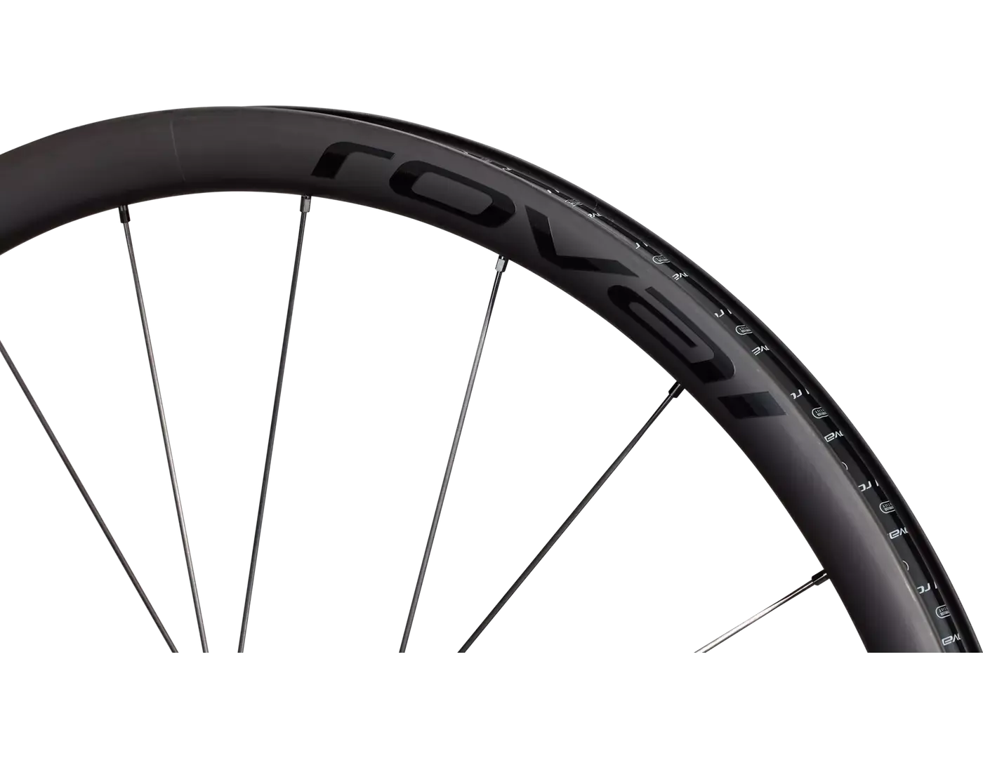 Roval Terra CLX II Tubeless Disc Gravel Voorwiel Carbon/Gloss Zwart