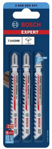 Bosch - Expert ‘Hardwood Fast’ - Decoupeerzaagblad - Hardmetaal - 3-delig