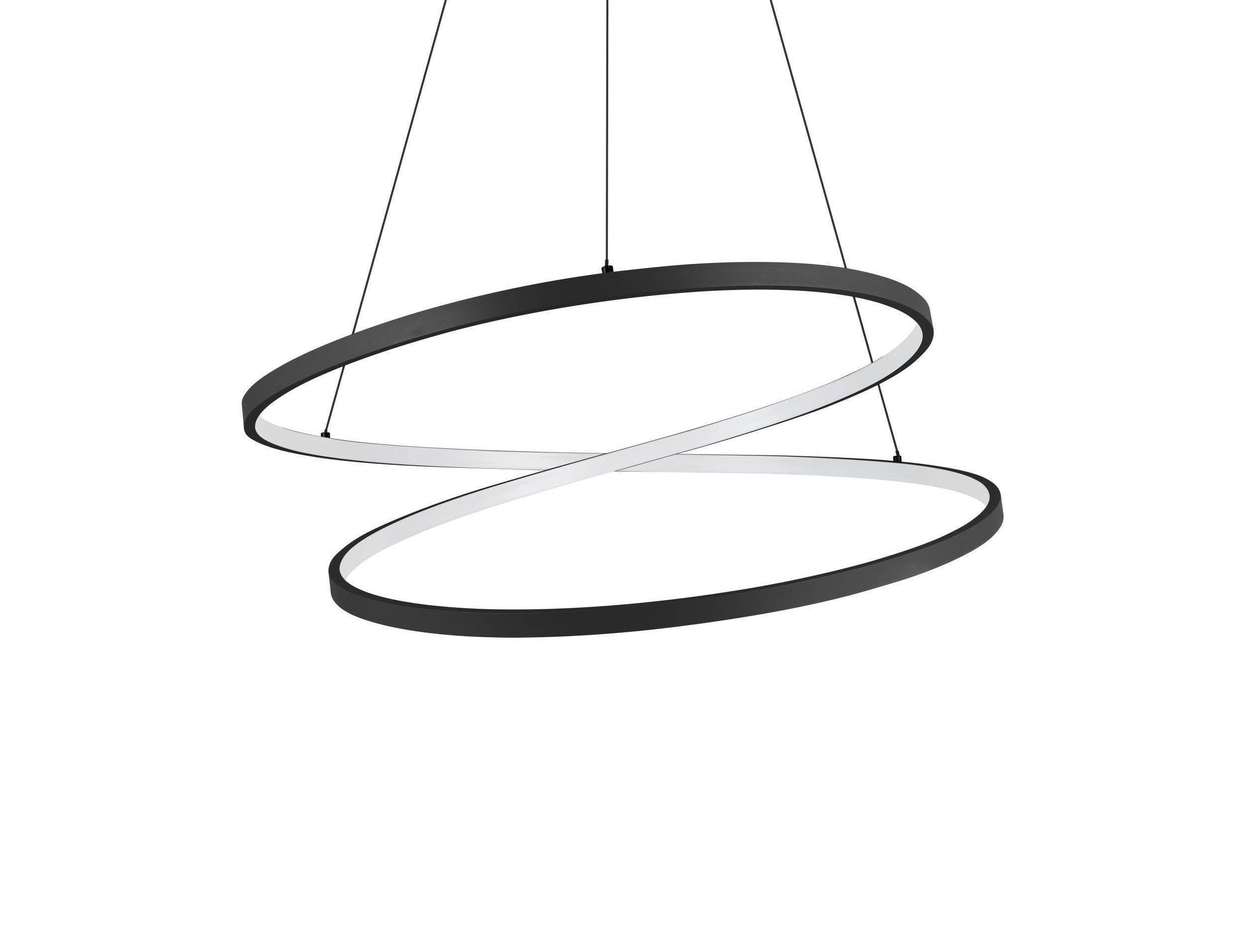 EGLO Ruotale Hanglamp - LED - Ã 70 cm - Zwart