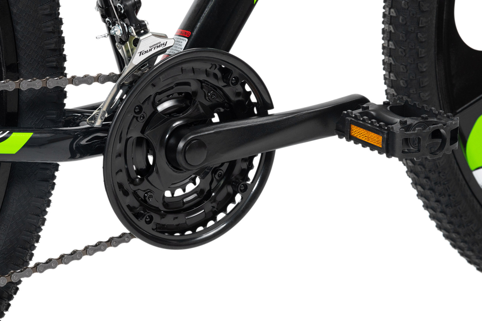 KS Cycling Mountainbike HARDTAIL 29'' SHARP - schwarz-grün - 46 cm Rahmenhöhe