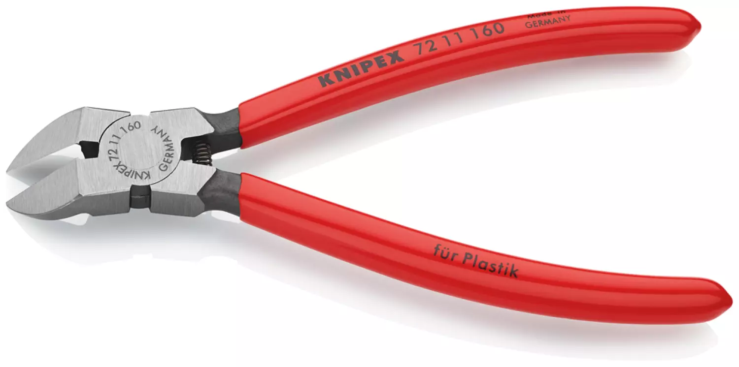 Knipex 7211160 Zijsnijtang voor kunststof - 160mm