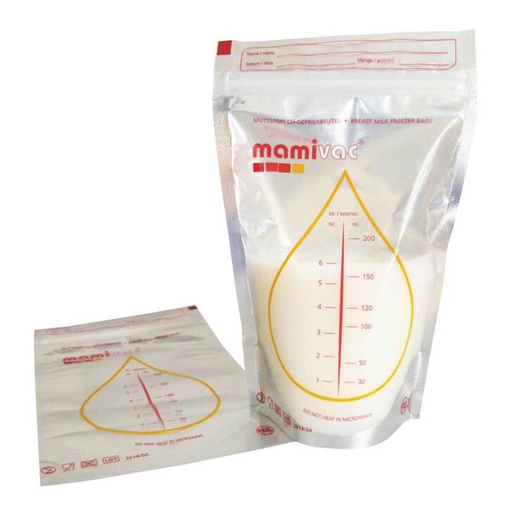 Mamivac Gefrierbeutel für Muttermilch, 20 St