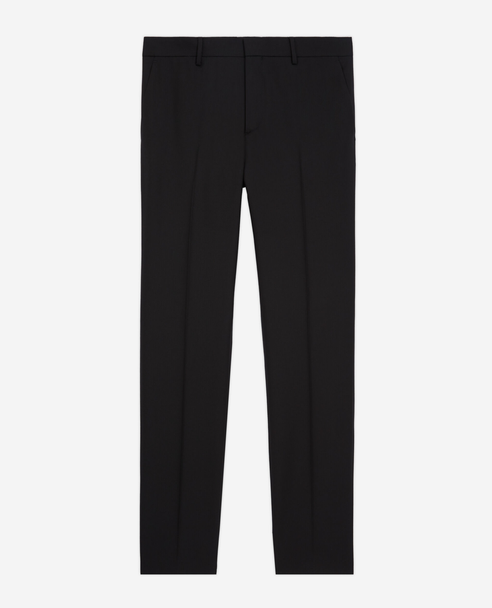 Pantalon de costume en laine noir