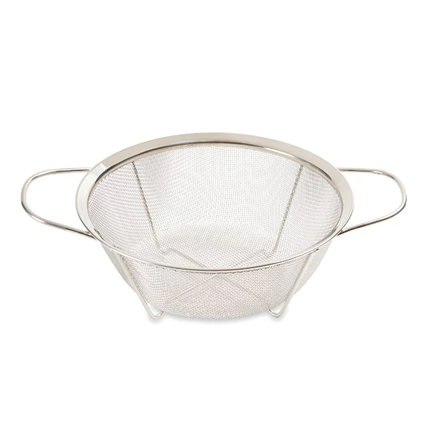 Passoire à maille fine sur pieds en inox pour riz 20 cm Mathon