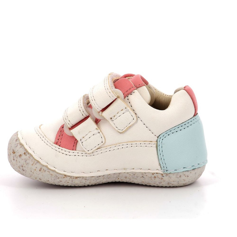 Kickers Kickers Sostankro Blanc Rose Bleu