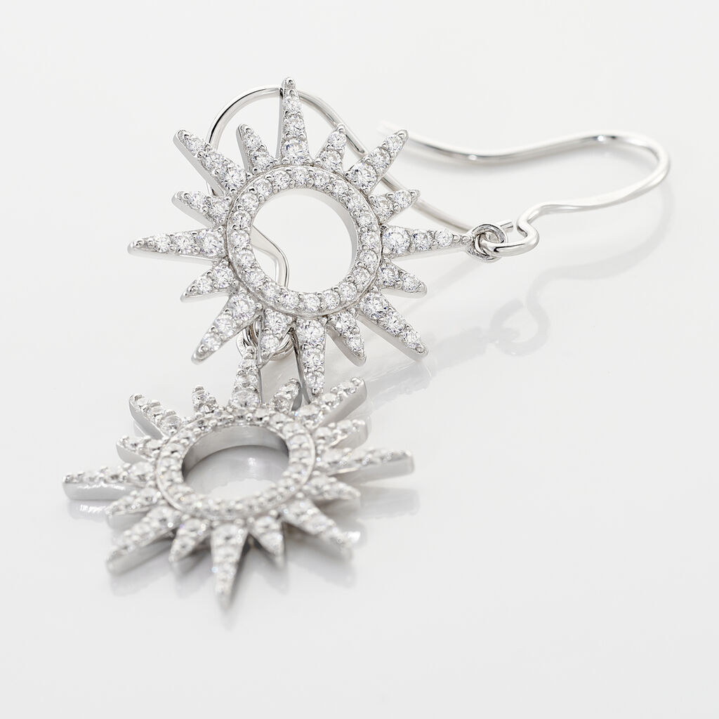Boucles D'oreilles Pendantes Anaiz Argent  Oxyde De Zirconium