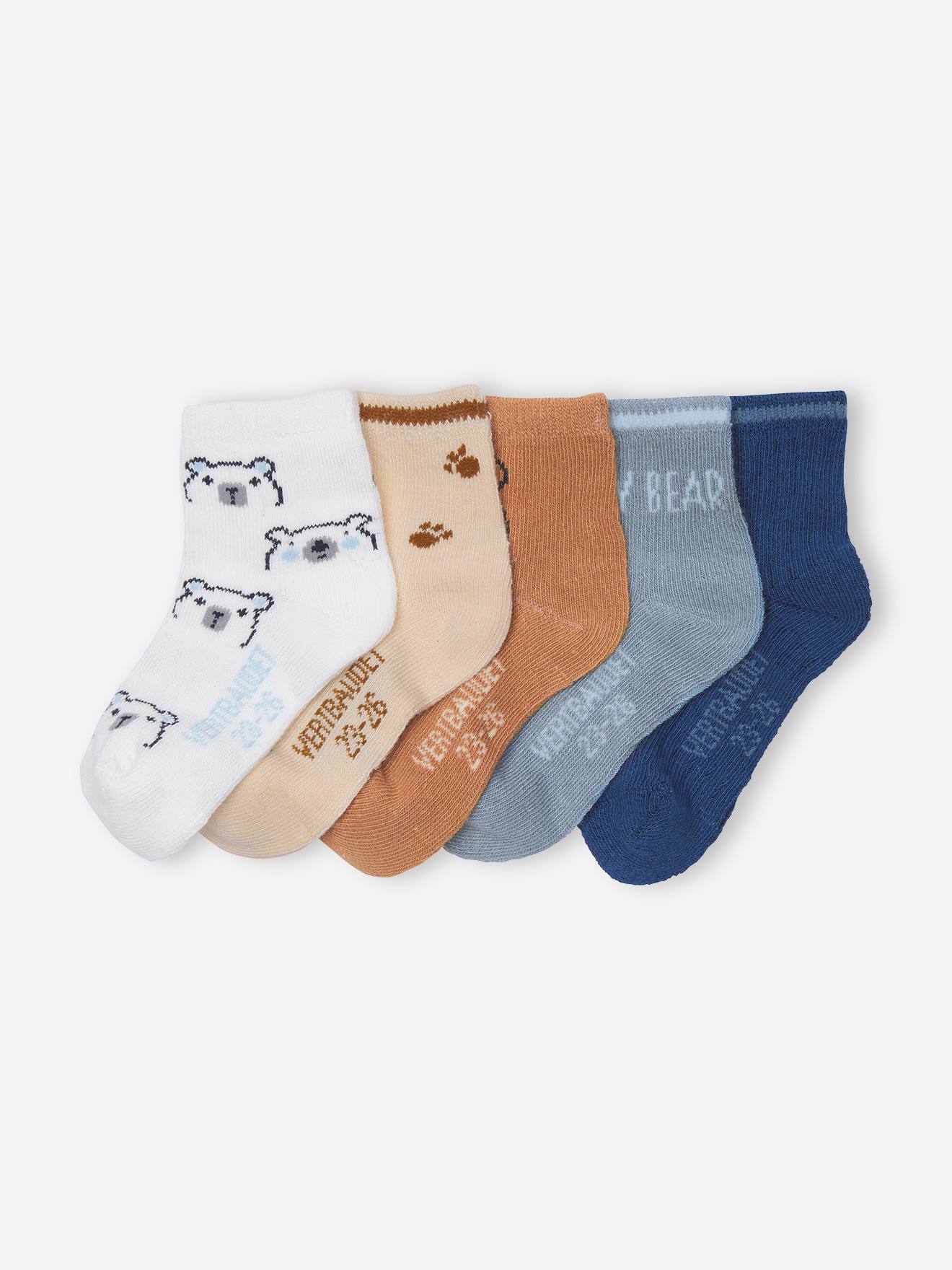 Pacote com 5 pares de meias 