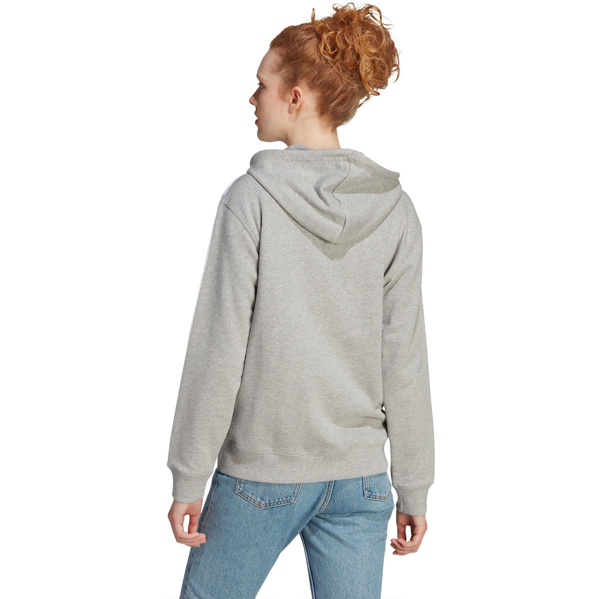 adidas 3-Stripes FT Full Zip Hættetrøje Dame