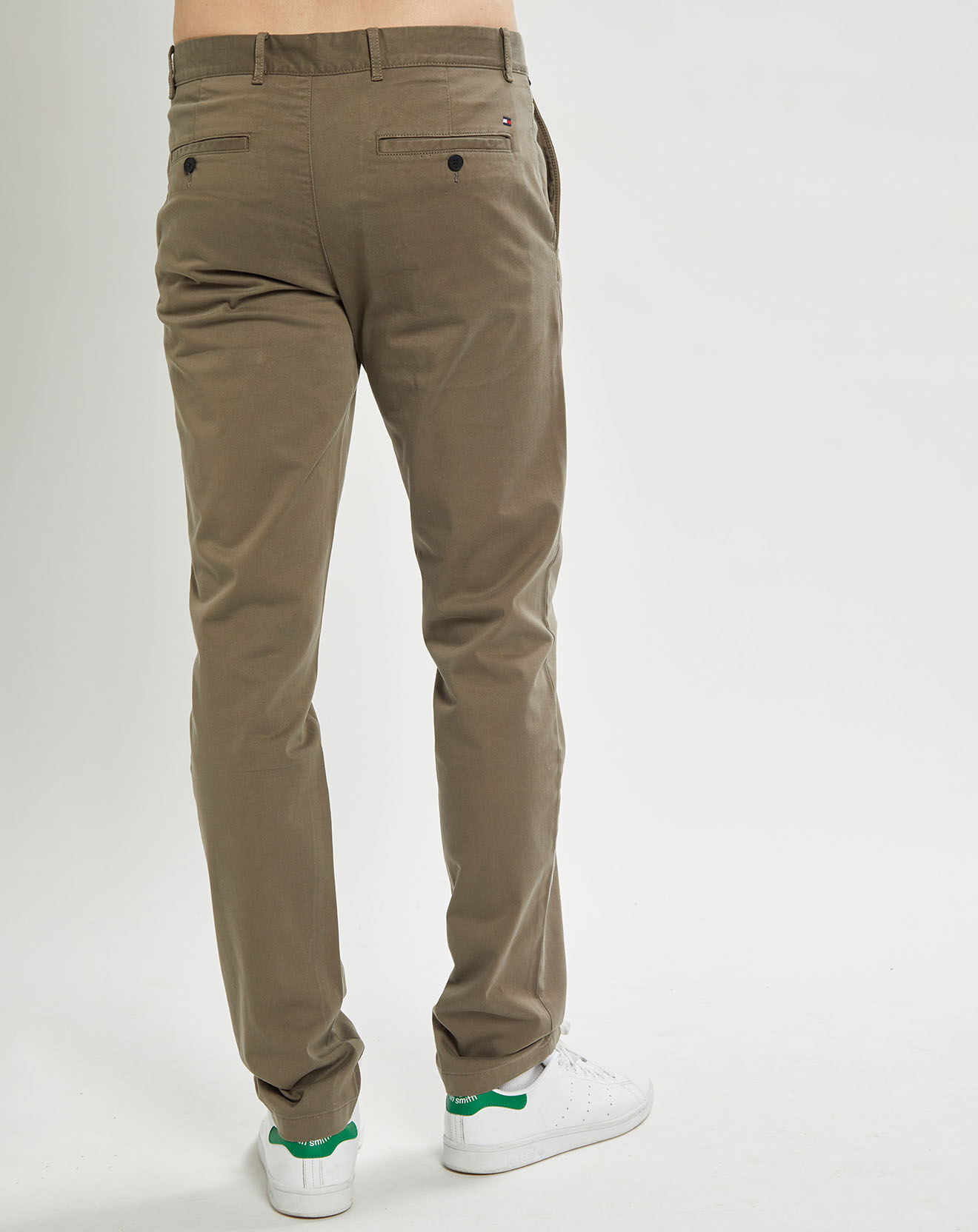 Tommy Hilfiger Pantalon Bleecker Th Flex Satin Gmd kaki