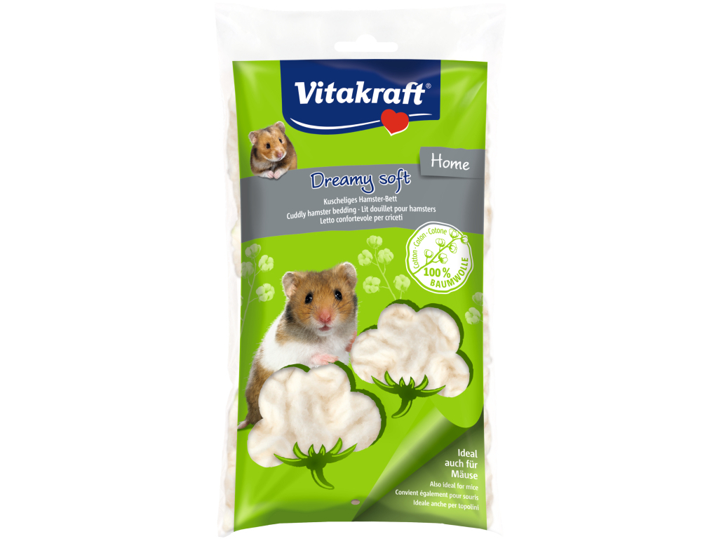 CAMA SUAVE PARA HAMSTER VITAKRAFT DREAMY SOFT 20G