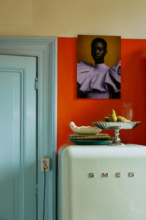 HKliving New Classics chrome plateau op voet Clean