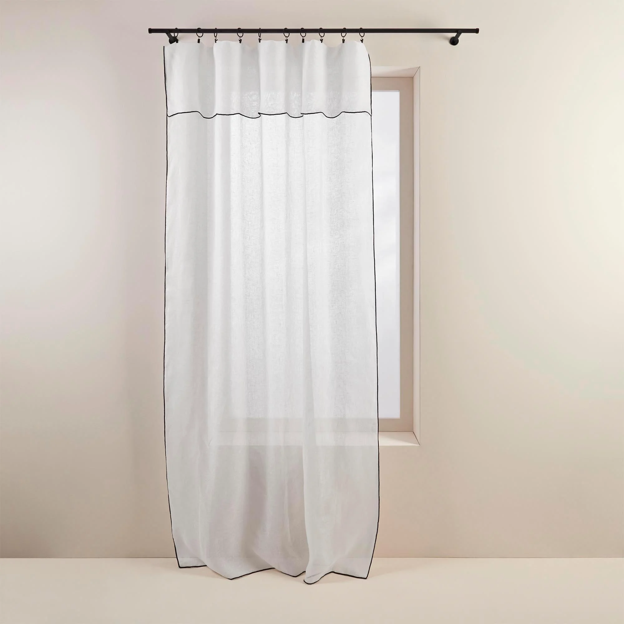 SHADOW - Voilage panneau | Blanc