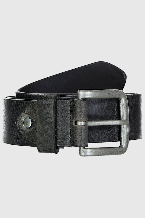 Leder-Gürtel, Metall-Schließe, 4cm breit, bis Gr. 170cm