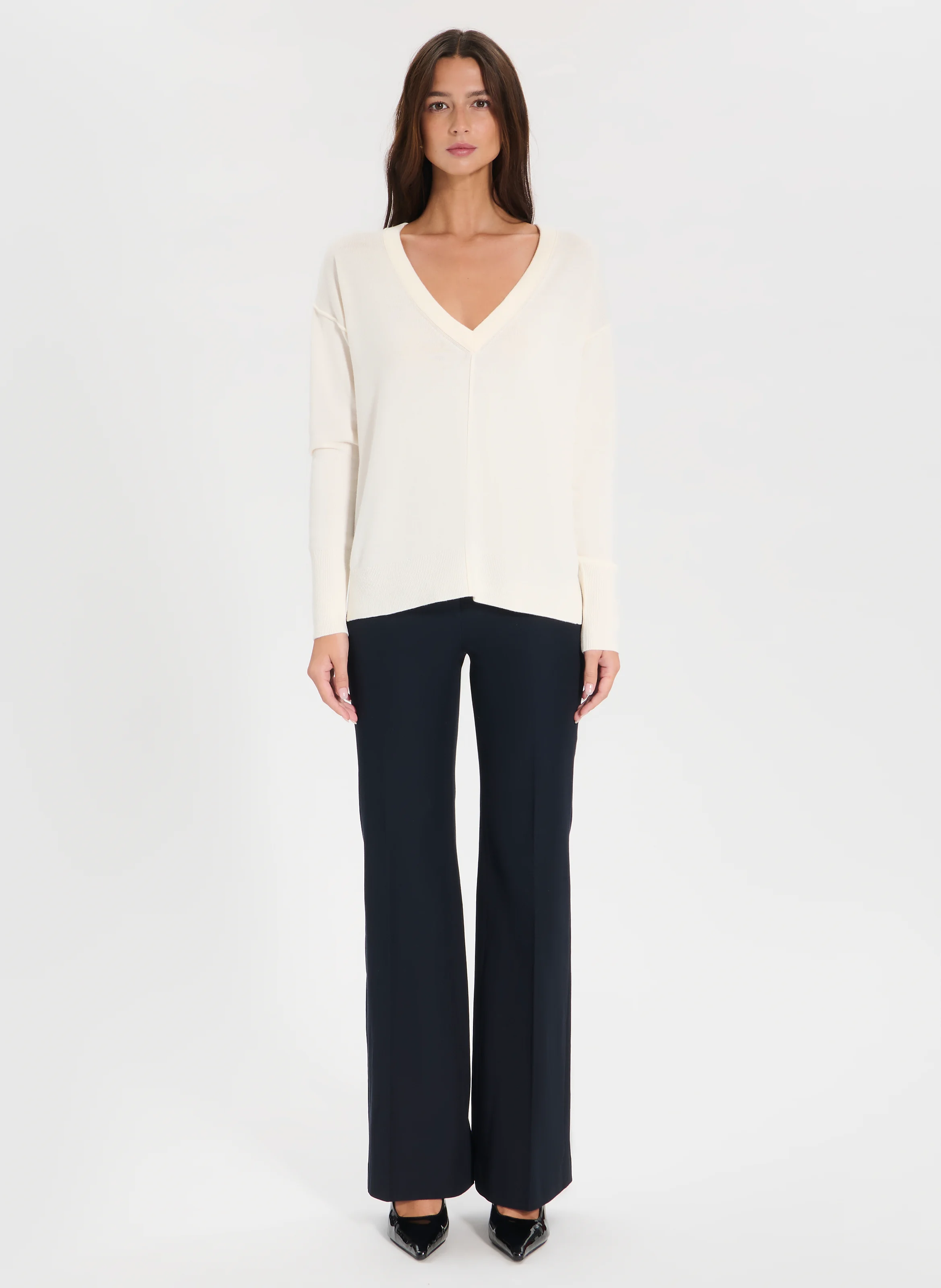 PUCCI - Pull droit en maille | Blanc