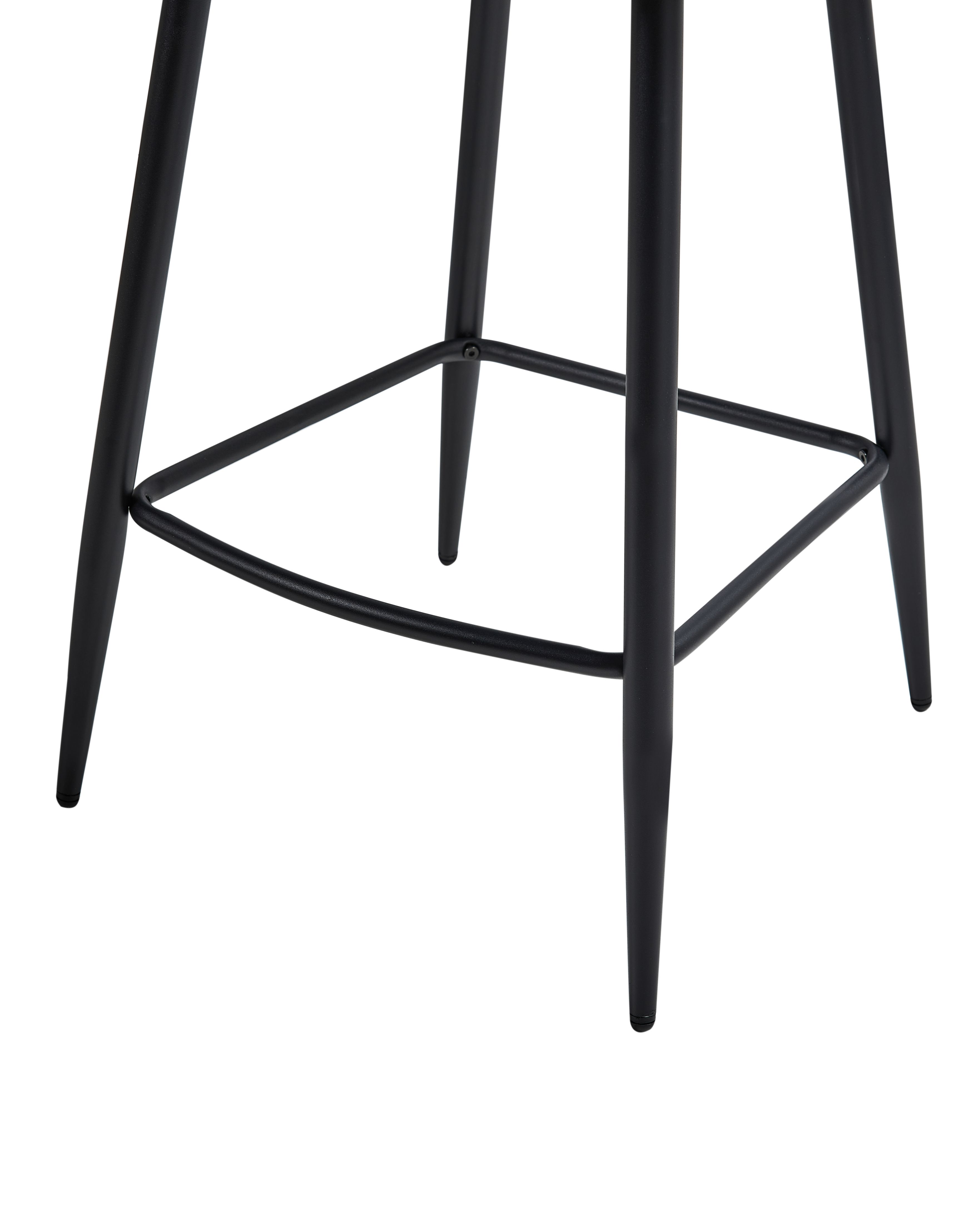 Set van 2 barstoelen AMITY Stof Lichtbeige