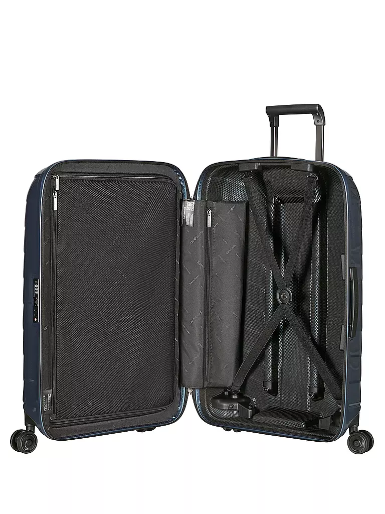 SAMSONITE Trolley ATTRIX SPINNER 69 Steel Blue blau