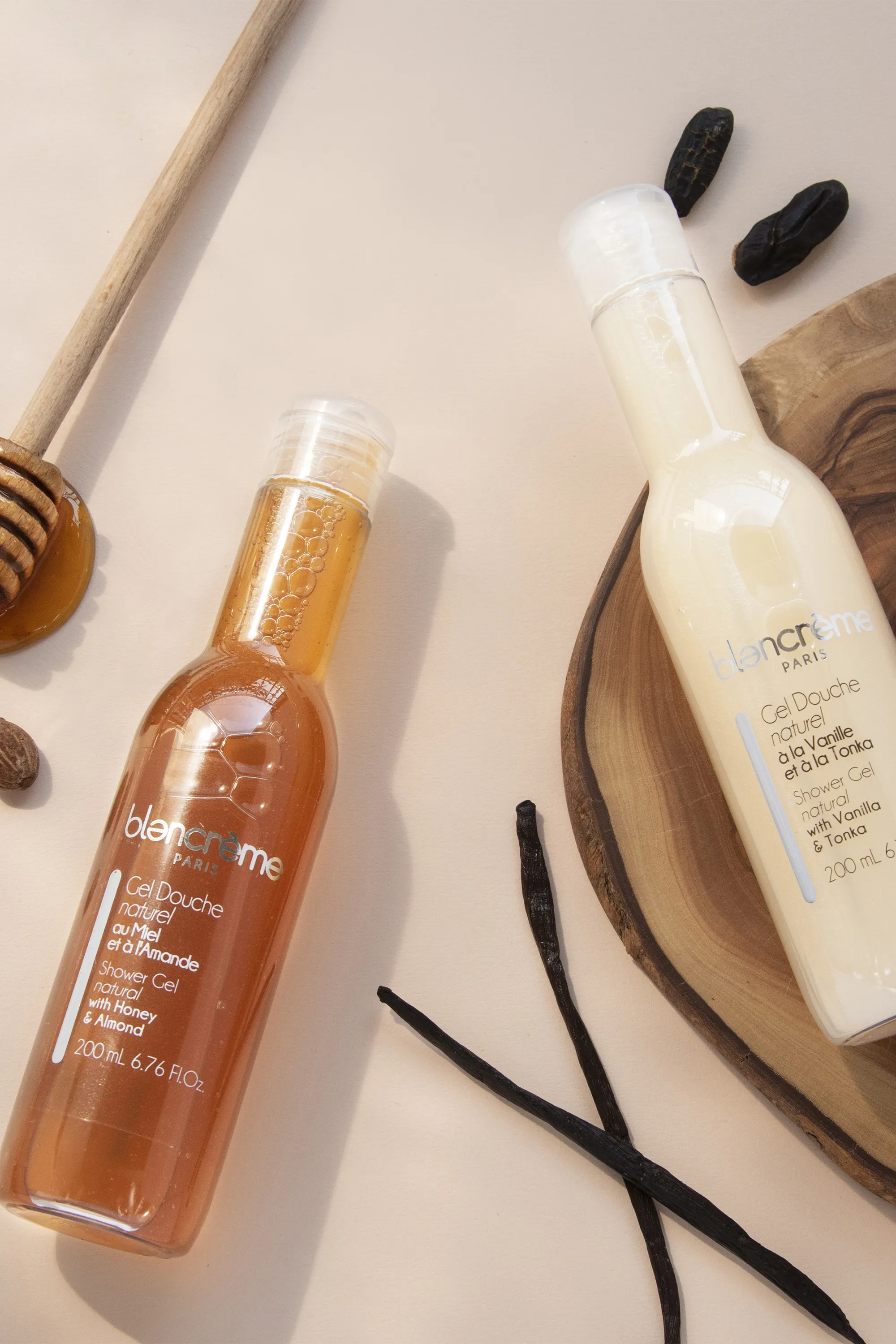 Blancrème Gel douche naturel vanille & tonka-200 ml