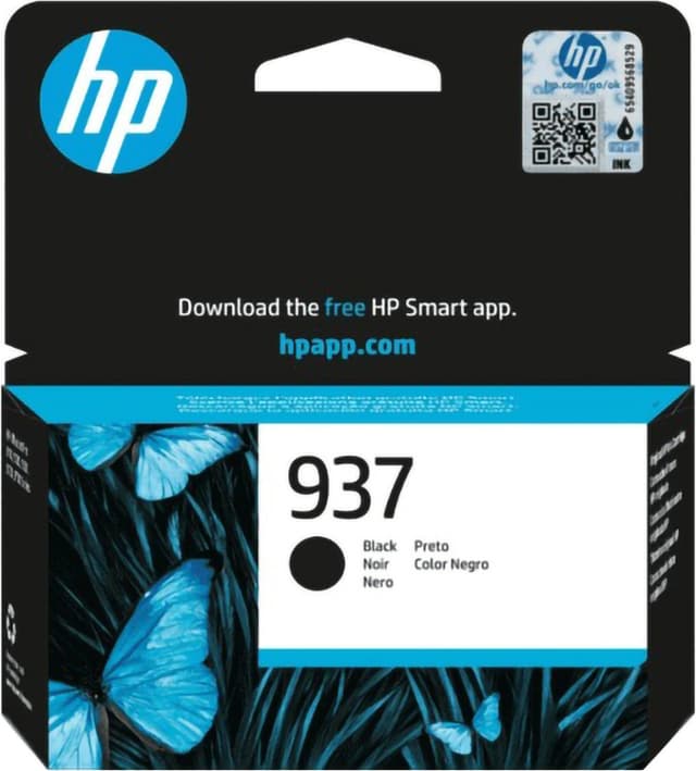 HP 937 blækpatron (sort)