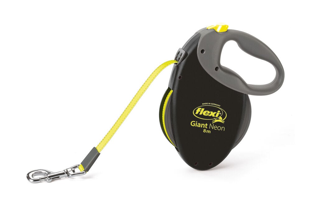 Flexi Giant Neon Band - Rollijn - Hondenriem - neon - M - 800 cm