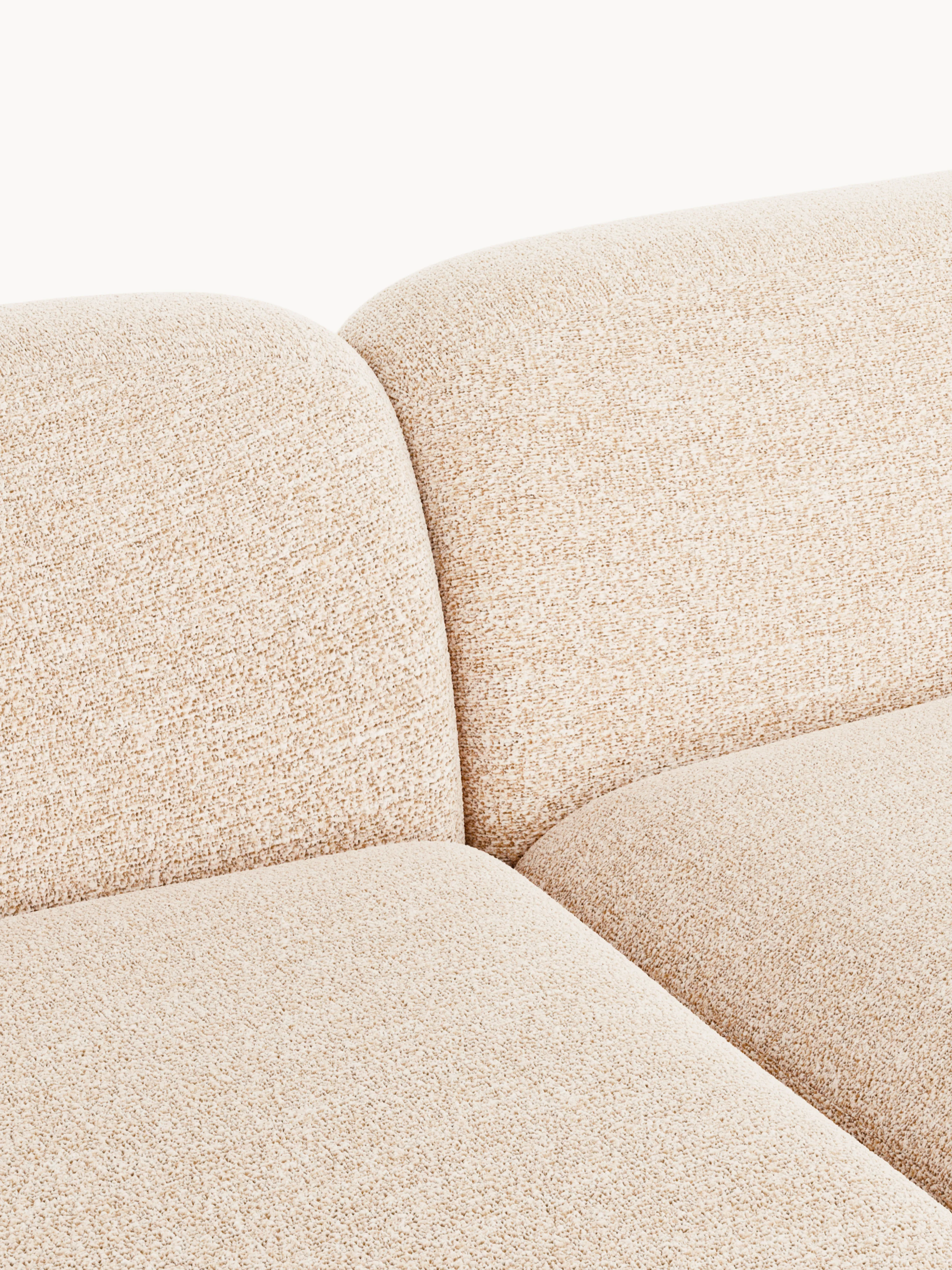 Modulaire bouclé hoekbank Wolke (3-zits)