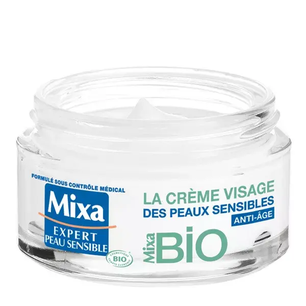 Creme antienvelhecimento Mixa Bio para pele sensível 50ml