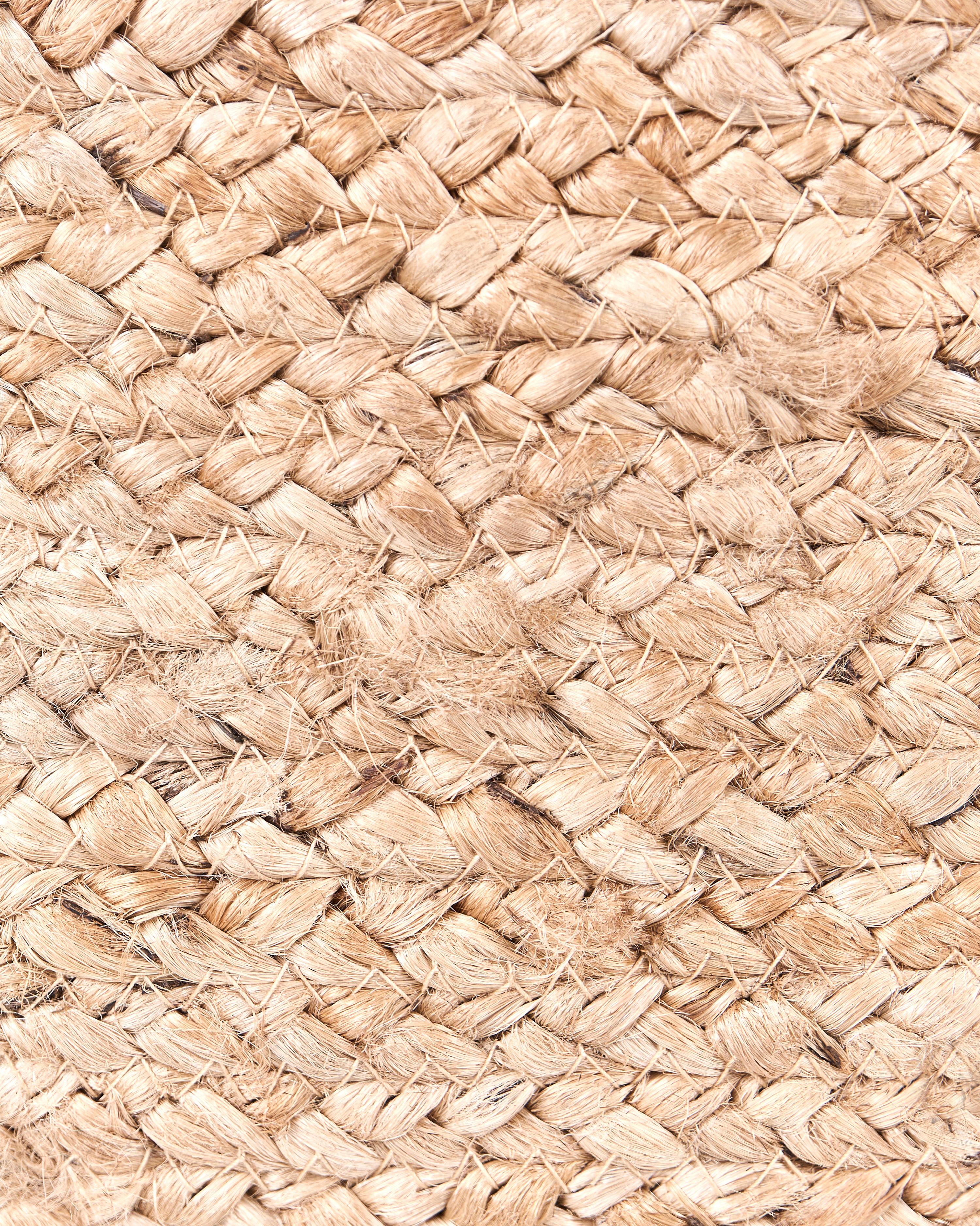 Set van 2 manden KAELLA Jute Zandbeige