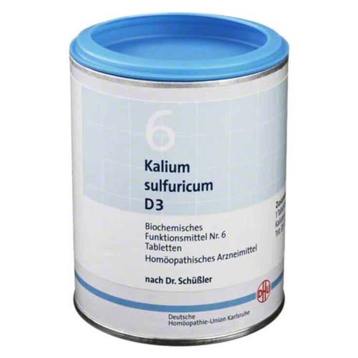 DHU Schüßler-Salz Nr. 6 Kalium sulfuricum D3 Tabletten, 1000 St