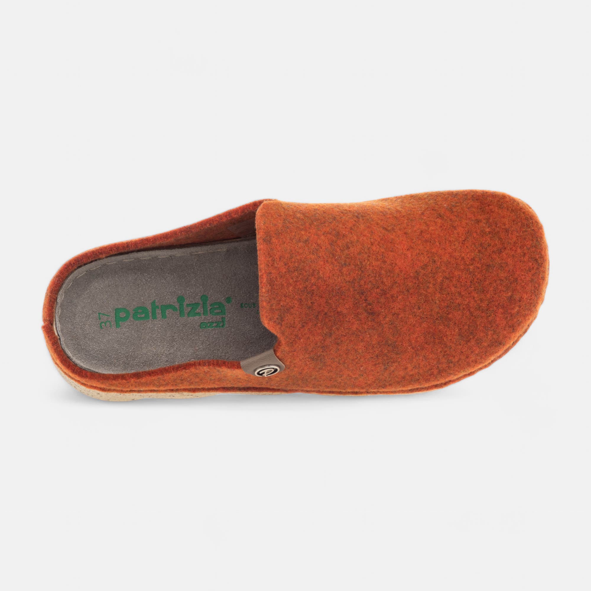 Pantoufles mules Femme orange