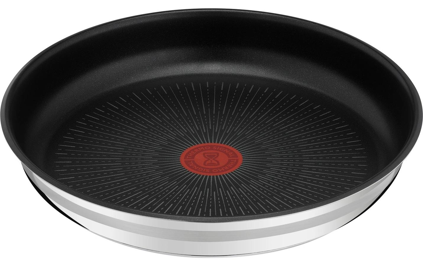 Tefal Pfannen-Set »Jamie Oliver Ingenio On 3-teilig 24 cm/28 cm« Edelstahl