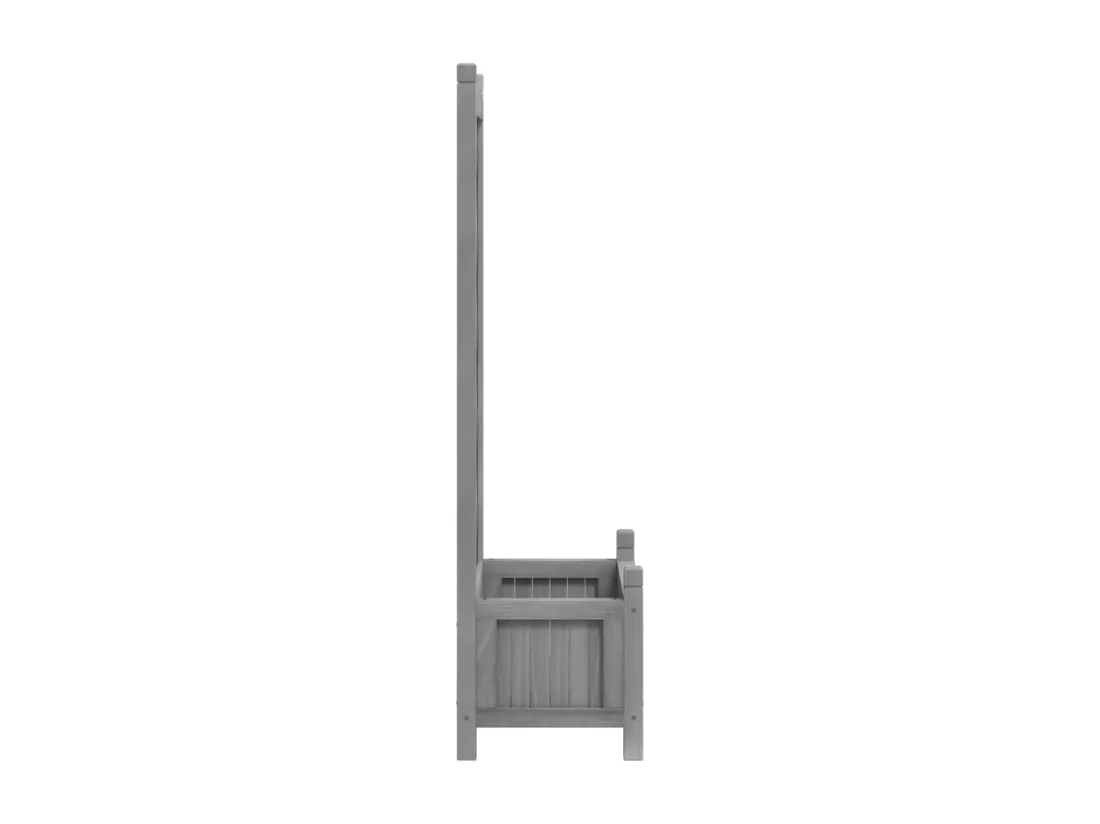 Jardinière bac lit surélevé bois marron 55 x 29.5 x 110 cm 02_0038321