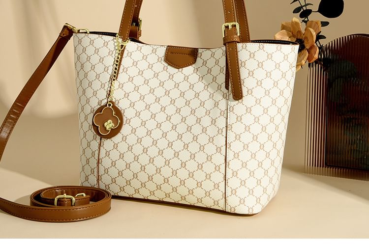 Mayanne - Tas van kunstleer met patroon