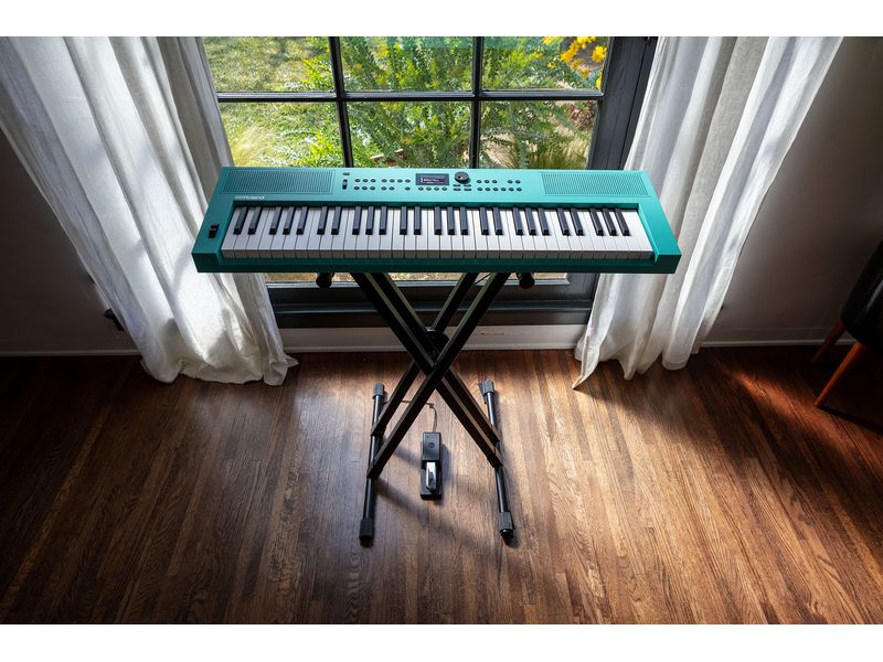Roland Keyboard GO:KEYS 3 Türkis Keyboard mit 61 anschlagsdynamischen Tasten und Zen-Core Engine