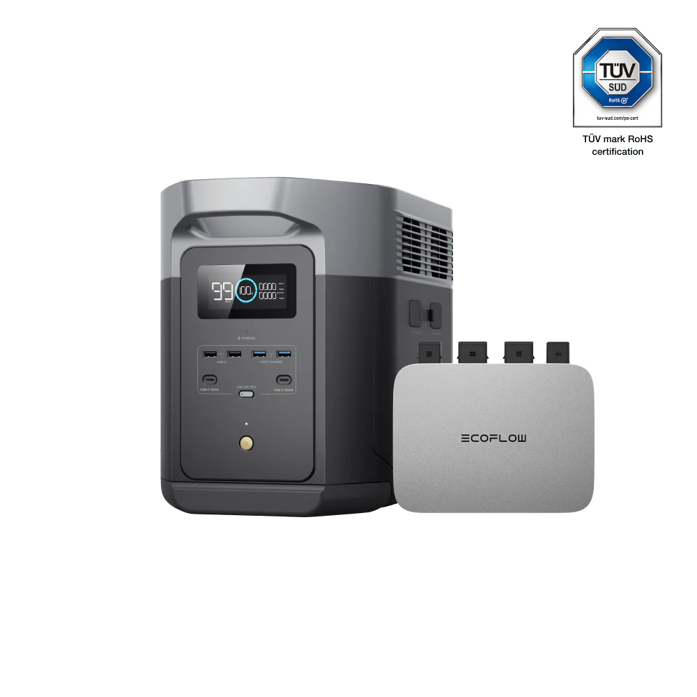 EcoFlow DELTA 2 Max Tragbare Powerstation (Generalüberholt)