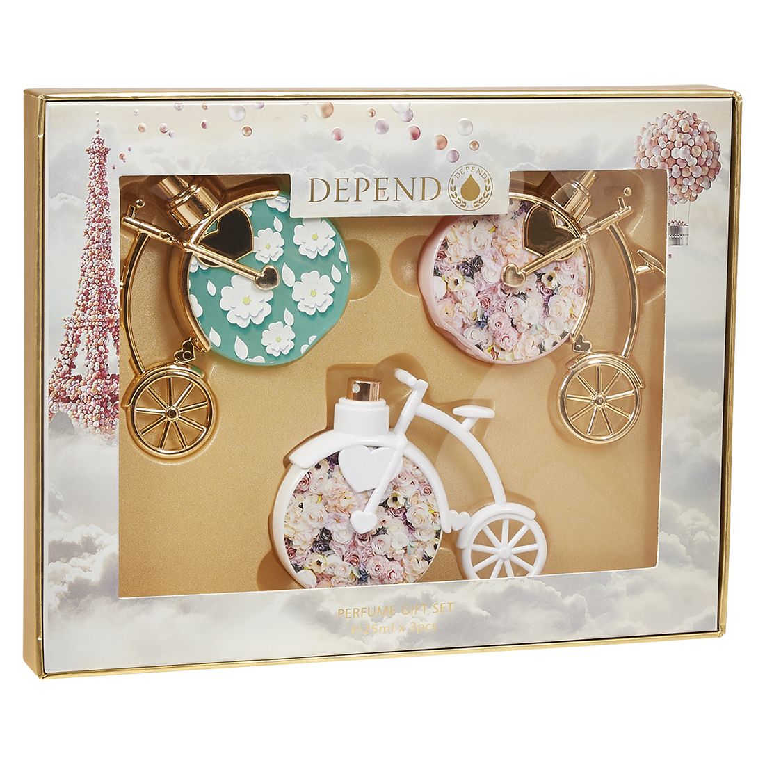 Gift set Mini bicycle 25ml x 3