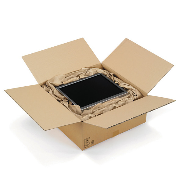 Caisse carton brune double cannelure RAJA 50x50x20 cm, lot de 10