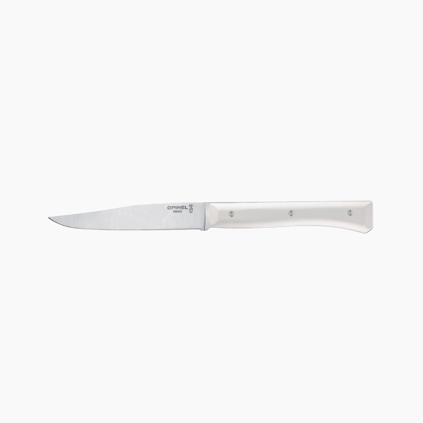 Coffret de 4 couteaux de table Facette Blanc