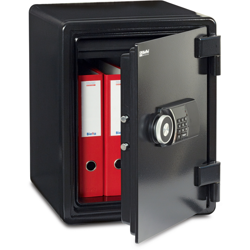 Rieffel Feuerschutztresor VT-FS, 41 x 44.5 x 53.5 cm, schwarz