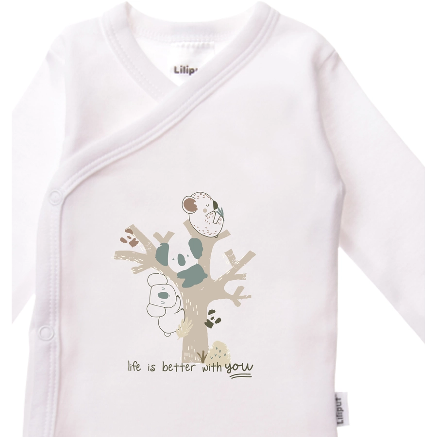 Liliput Wickelbodies im 2er Pack grau-weiss