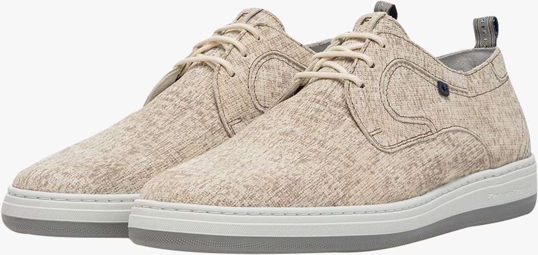 beige floris van bommel nette schoenen sfm-30309 de dijker