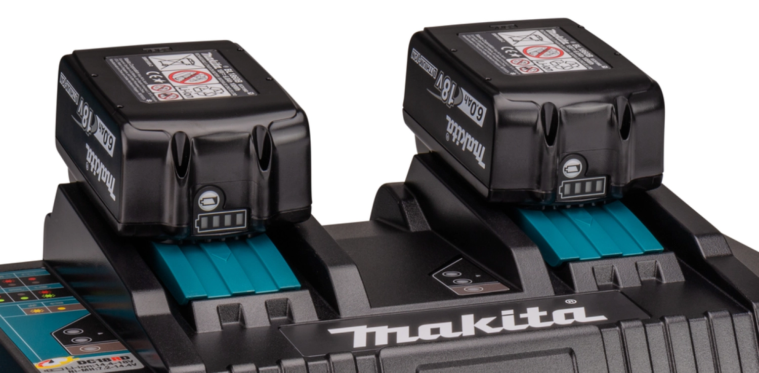 Makita 198091-4 18V Li-Ion accu starterset (4x 6,0Ah)   duolader in Mbox
