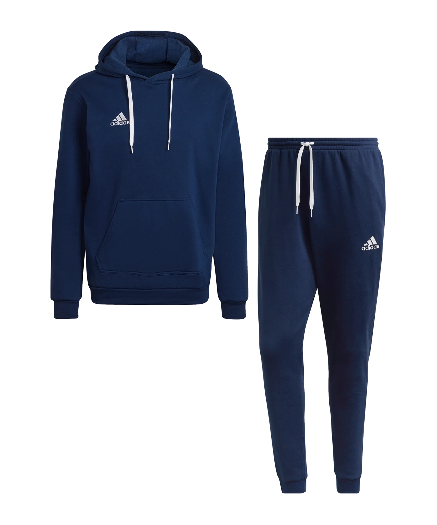 adidas Entrada 22 Hoody Jogging Set Blau