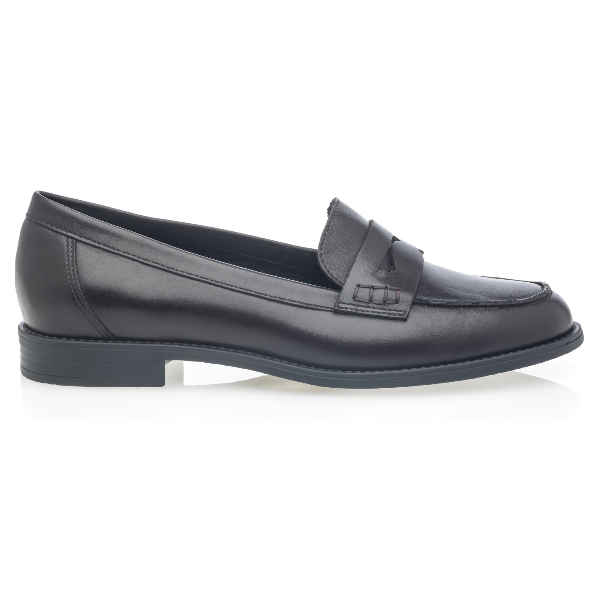 Mocassins Femme en cuir marron