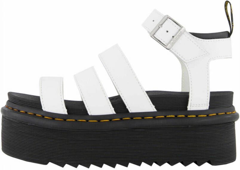 Dr Martens Blaire Softy T Multi Strap Platform Sandals Dr. Martens Wit Dames