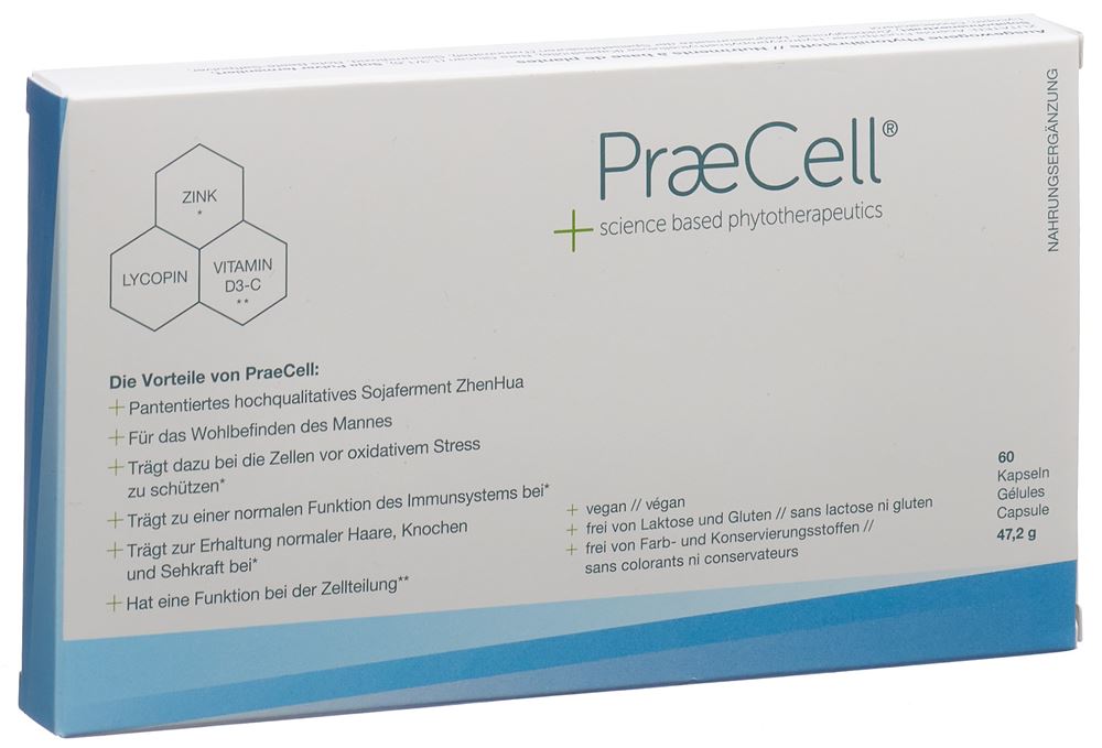 PRAECELL Kaps 60 Stk<br>60 Stück, Kapsel